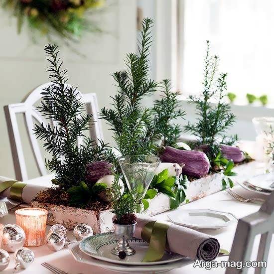 ایده هایی زیبا و جالب از تزیین میز کریسمس