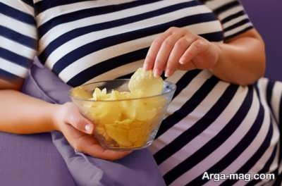 مقدار مصرف سیب زمینی در بارداری