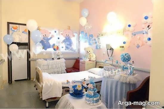 ایده هایی زیبا و منحصر به فرد از تزیین اتاق بیمارستان برای نوزاد دختر و پسر