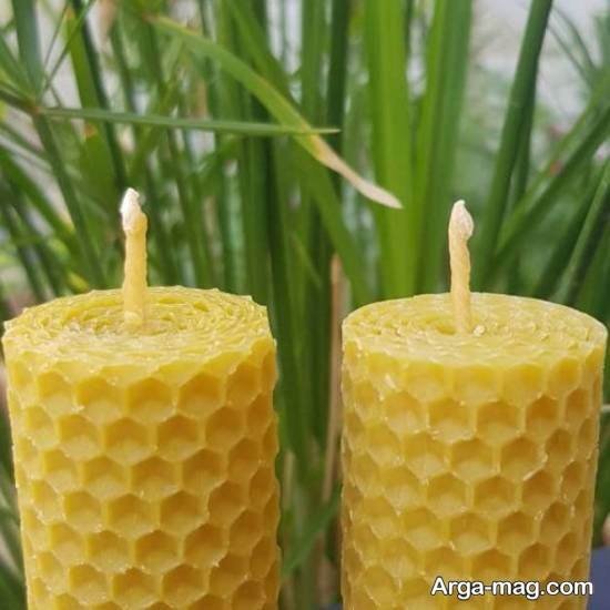آموزش شمع سازی با موم عسل