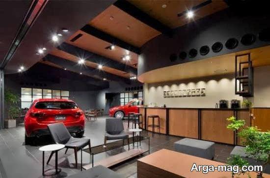 طراحی جذاب و زیبای نمایشگاه اتومبیل