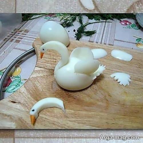 تزیین تخم مرغ با روشی جالب 