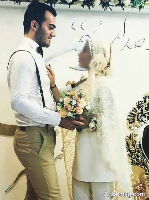 ست لباس رنگ روشن برای عقد