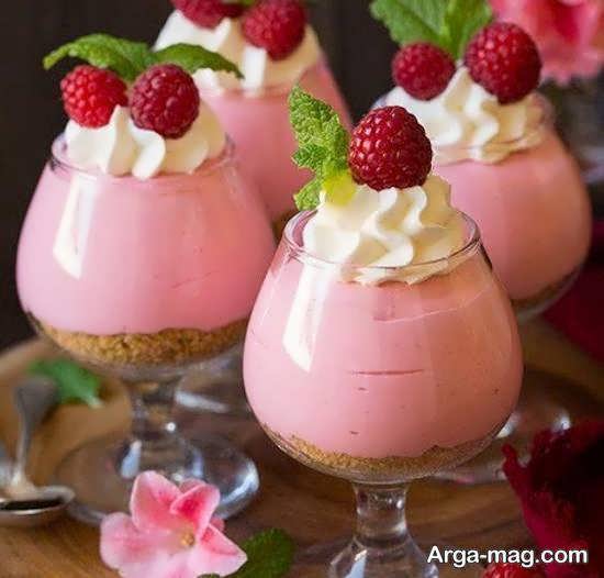 تزیینات زیبا و بینظیر پودینگ با طعمی جذاب