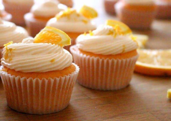 آموزش طرز تهیه کاپ کیک پرتقالی برای تمامی سلیقه ها