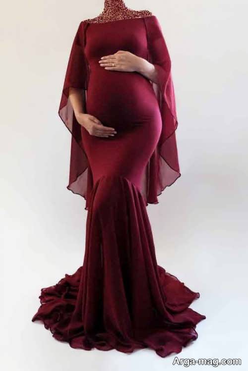 لباس بارداری ساده برای آتلیه