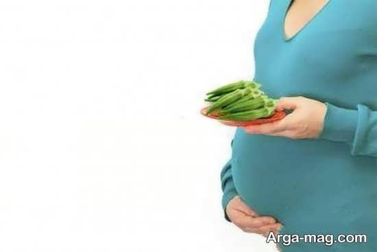 فواید مصرف بامیه در حاملگی