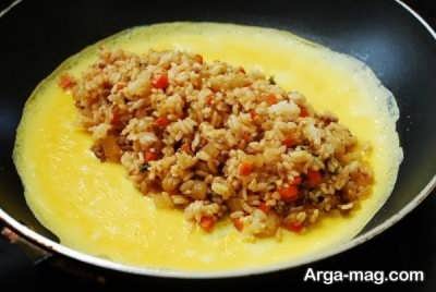 روش تهیه املت برنج در منزل 