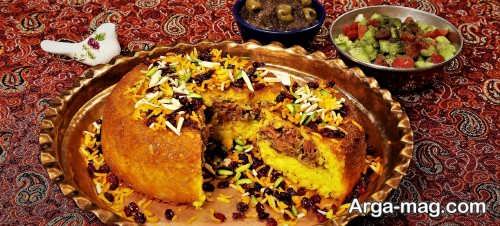 تزیین ساده ته چین 