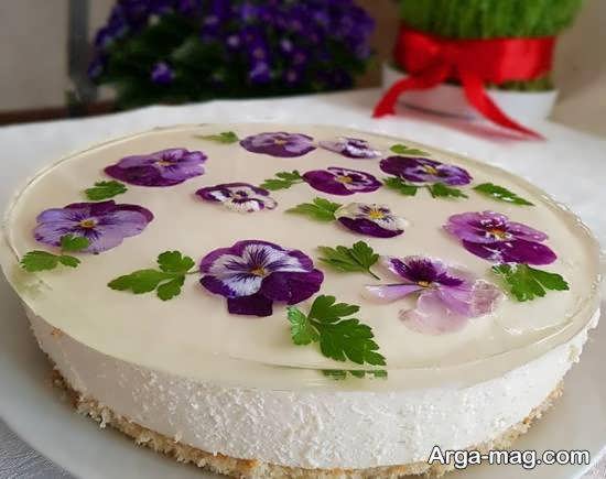 ایده هایی زیبای تزیین چیز کیک
