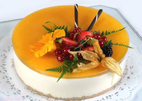 نمونه هایی ایده ال و زیبا برای تزیین چیز کیک