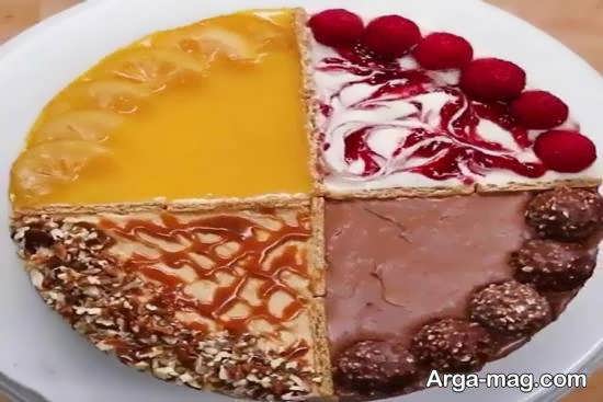 نمونه هایی زیبا و شیک از تزیین کیک پنیر