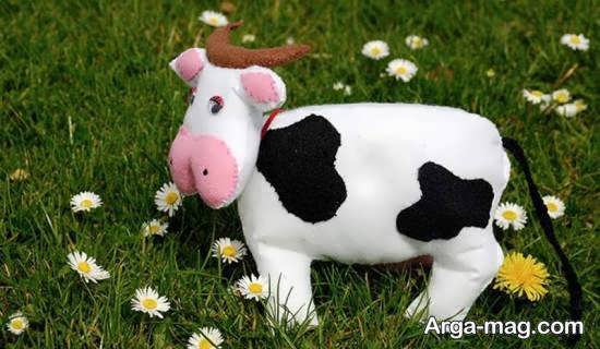 آموزش روش جالب ساختن عروسک گاو