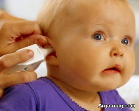 بررسی میزان شنوایی نوزاد
