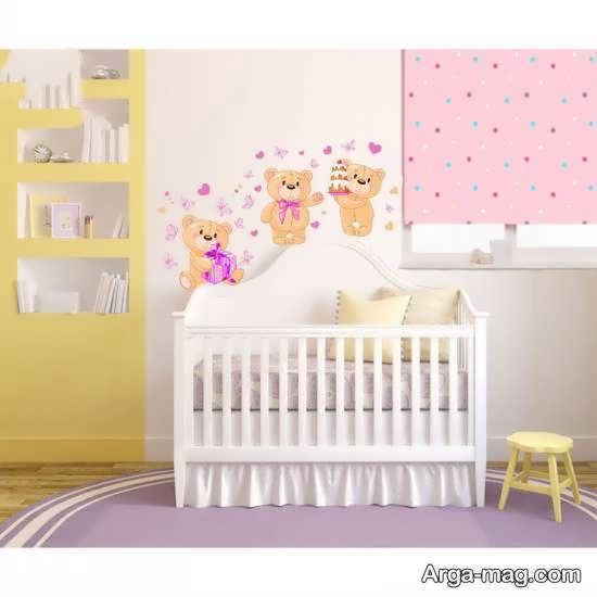 برچسب های زیبا و منحصر به فرد اتاق نوزاد