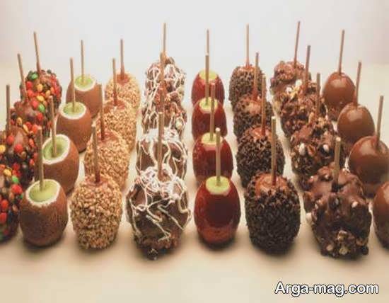 ایده های اشتهابرانگیز دیزاین میوه با شکلات