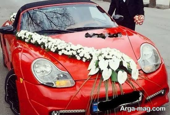 دیزاین ماشین عروس قرمز