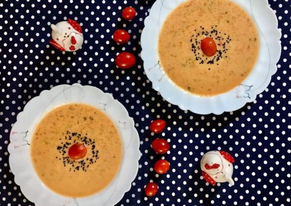 آموزش طرز تهیه سوپ گوجه