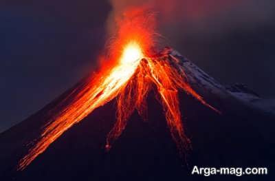 بزرگ ترین آتشفشان های فعال