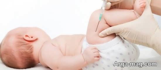 جدول زمانی واکسینه کردن کودک