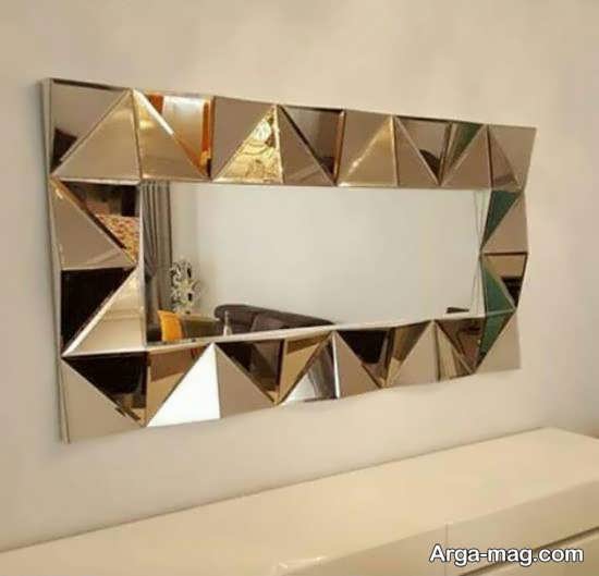 تزیینات زیبا و خلاقانه دیوار با آینه