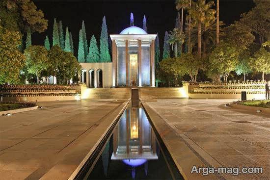 آرامگاه سعدی از شاعران محبوب و معروف فارسی