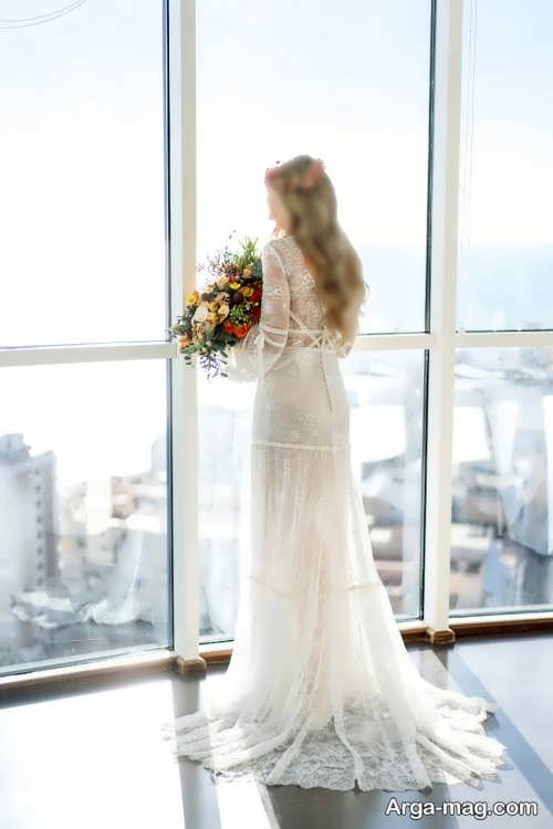 مدل زیبا پشت لباس عروس 