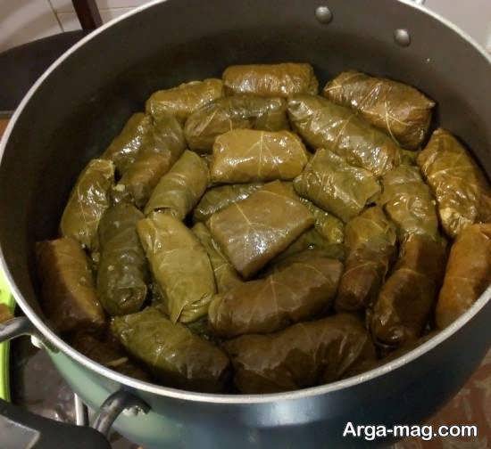 انواع نمونه های جذاب تزیین دلمه برگ مو