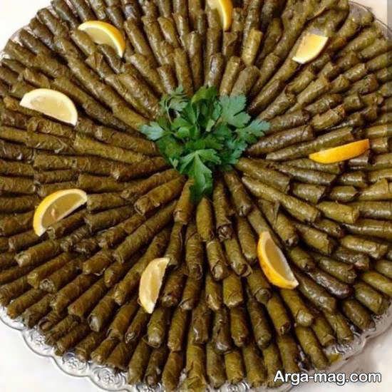  تزیینات دلمه برگ مو