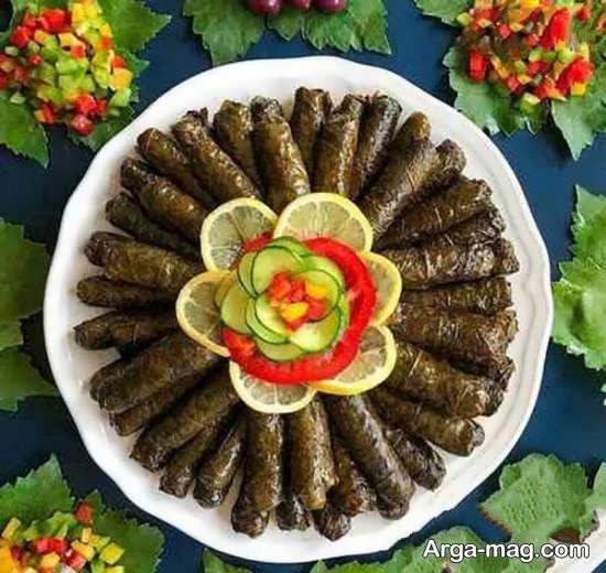  تزیینات دلمه برگ مو