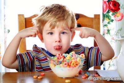 نوع تغذیه کودکان بیش فعال