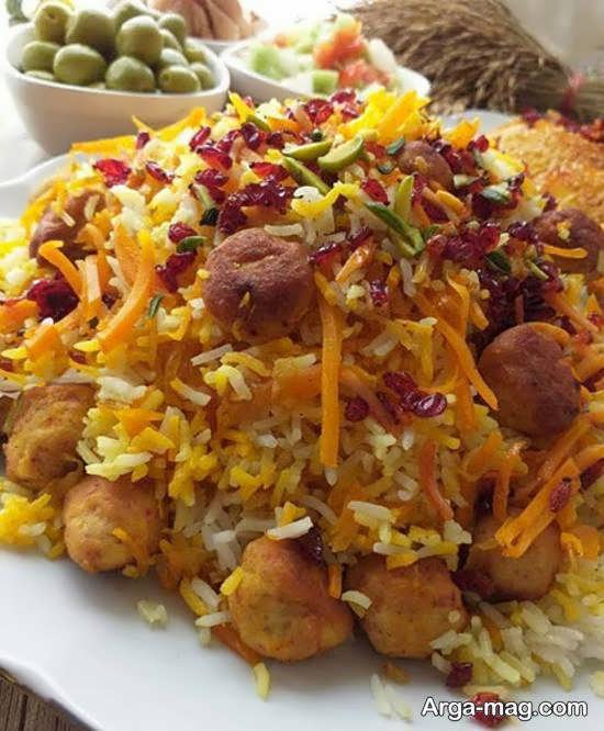 نمونه هایی خارق العاده برای تزیین هویج پلو