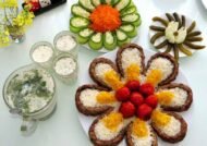 تزیین کباب کوبیده برای مهمانی ها