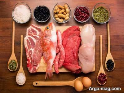 لیست خوراکی های پروتئین دار