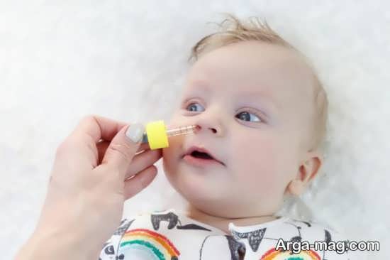 شیوه های موثر رفع آبریزش بینی نوزادان