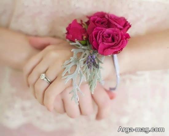 نمونه های ایده آل دستبند گل عروس