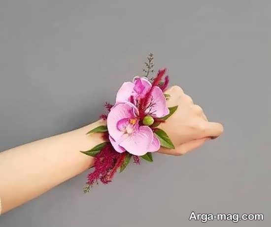 نمونه های زیبایی از دستبند گل عروس
