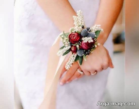 انواع نمونه های ایده آل دستبند گل عروس