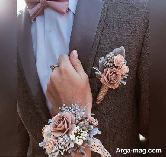 الگوهای زیبای دستبند گل عروس