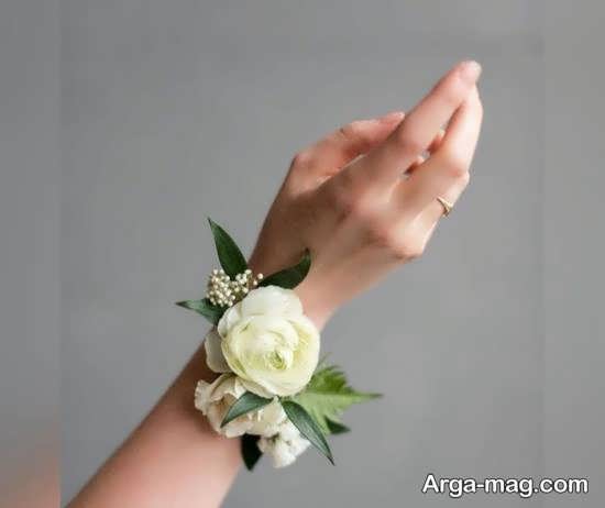 نمونه های دستبند گل عروس و اصول ست آن