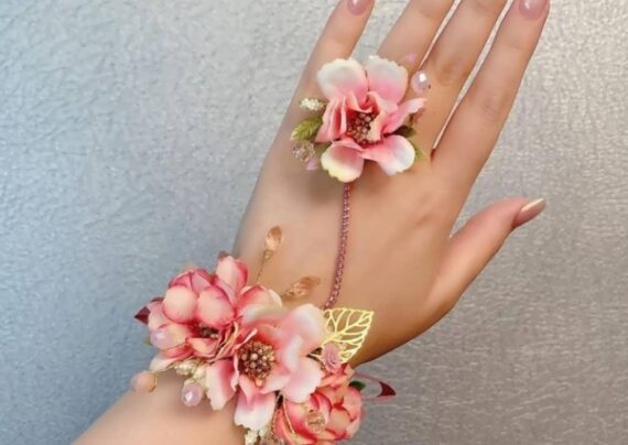 مدل های ایده آل و منحصر به فرد دستبند گل عروس