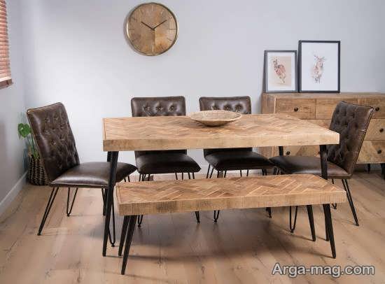 rustic dining set for 8