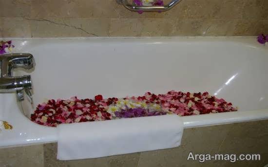 تزیینات زیبا و جذاب وان حمام