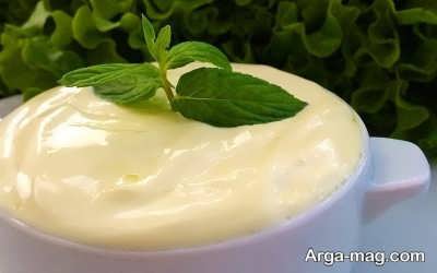 مواد لازم برا تهیه سس رژیمی با ماست