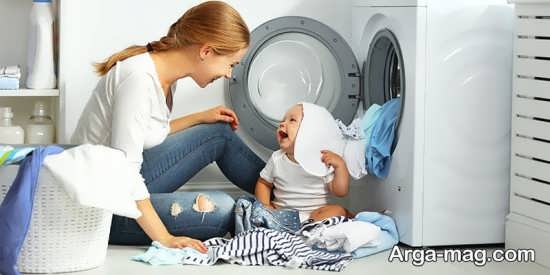 روش اصولی و درست شستن لباس کودک