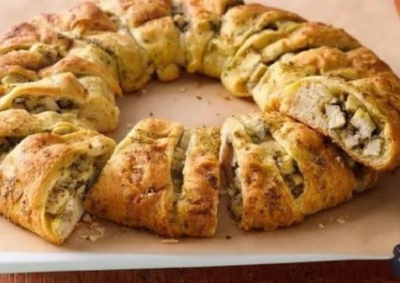 آموزش طرز تهیه کروسان مرغ
