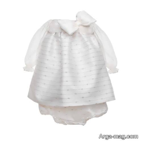 لباس نوزادی سفید 