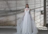 مدل لباس عروس شنل دار