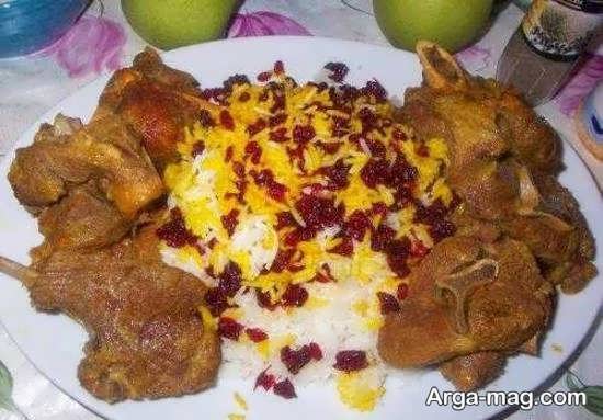 انواع ایده های جذاب طراحی و زیباسازی چلو گوشت