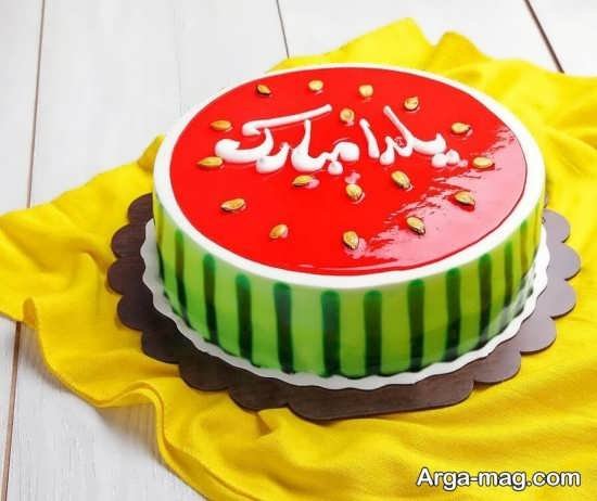 تزئینات کیک برای شب یلدا 1400 